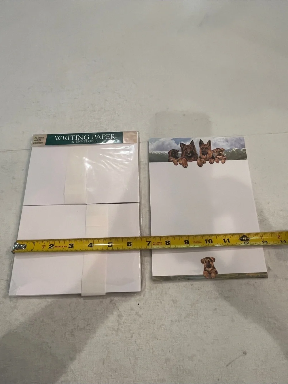 Vintage German Shepherd Themed stationery Writing Paper Set. So cute!